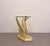 Light Yellow Vintage Art Deco Swan Glass Top Side Table For Sale - Image 8 of 8