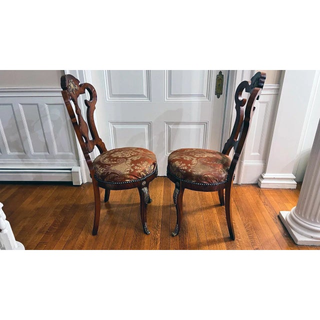 1950s 1950s Louis XV Style Dining Chairs- (Set of 6) For Sale - Image 5 of 12