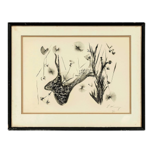 Yehoshua KovarskyWhimsical Abstract Flowers, Lithograph, Signed, Ed. 6 of 30