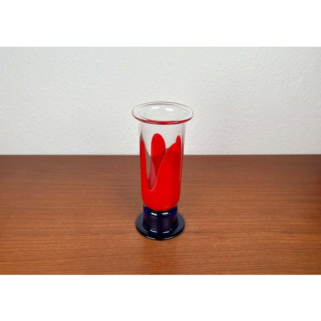 Mid-Century Modern Danish Carnival Series Vase by Christel Holmgren Exner for Holmegaard, 1970s For Sale - Image 13 of 18