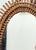 Franco Albini Mid-Century Italian Oval Wall Mirror with Bamboo Frame by Franco Albini, 1960s For Sale - Image 4 of 12