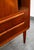 Mid Century Danish Cabinet Highboy Solid Teak Denmark Drawer Sliding Doors Shelf For Sale In Sacramento - Image 6 of 12