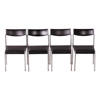 Model 2100 Dining Chairs by Edlef Bandixen for Dietiker, 1960s, Set of 4 For Sale