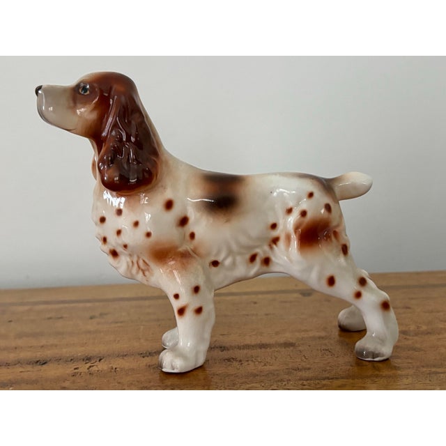 Midcentury Pointing Spaniel Figurine For Sale - Image 6 of 7