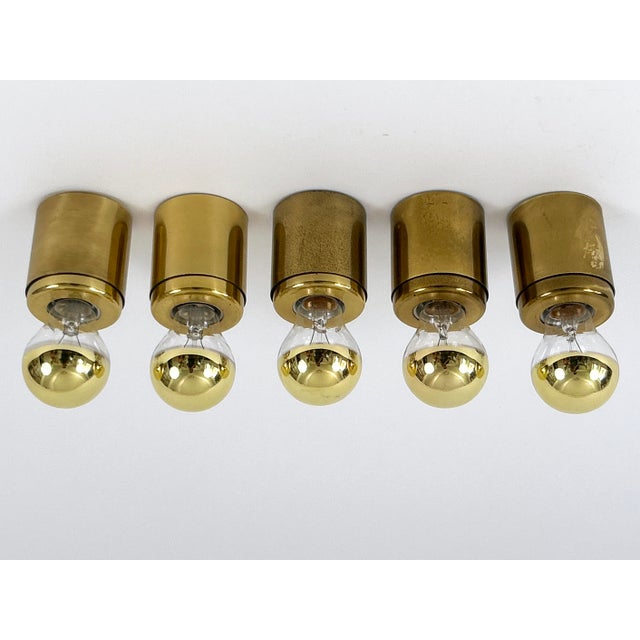 Metal SP 14 Ceiling Lamps by Gino Sarfatti for Arteluce, Italy, 1960s, Set of 5 For Sale - Image 7 of 18