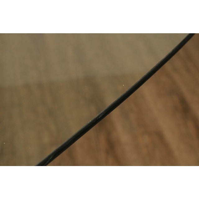 Late 20th Century Vintage Boho Style Wicker Rattan Five Piece Dining Set For Sale - Image 5 of 12