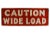 American Caution Wide Load Sign For Sale - Image 3 of 3