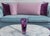12/ 1/4 In. Tall Signed Purple Swirl Fazzoletto Lip Studio Art Glass Vase For Sale - Image 12 of 13