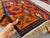 Burnt Orange Vintage Afghan Handwoven Kilim Rug 3'2x4'6 Ft Bold Tribal Geometric Wool Carpet For Sale - Image 8 of 10