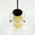Metal Mid-Century Bubble Glass & Brass Pendant/Ceiling Light by Helena Tynell for Limbur 1960s For Sale - Image 7 of 10