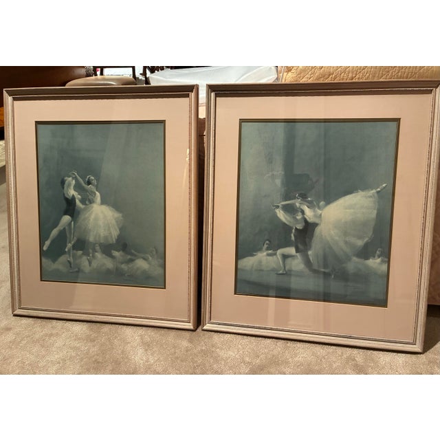 Vintage Pair of Ballet Lithograph Prints by August Von Munchhausen. Set of 2 For Sale - Image 10 of 11