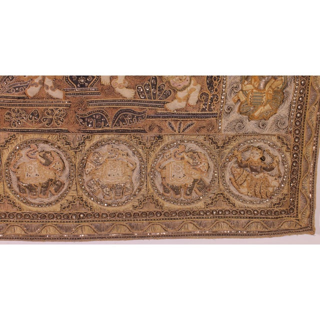 Thai Embroidery, 19th Century For Sale - Image 4 of 9