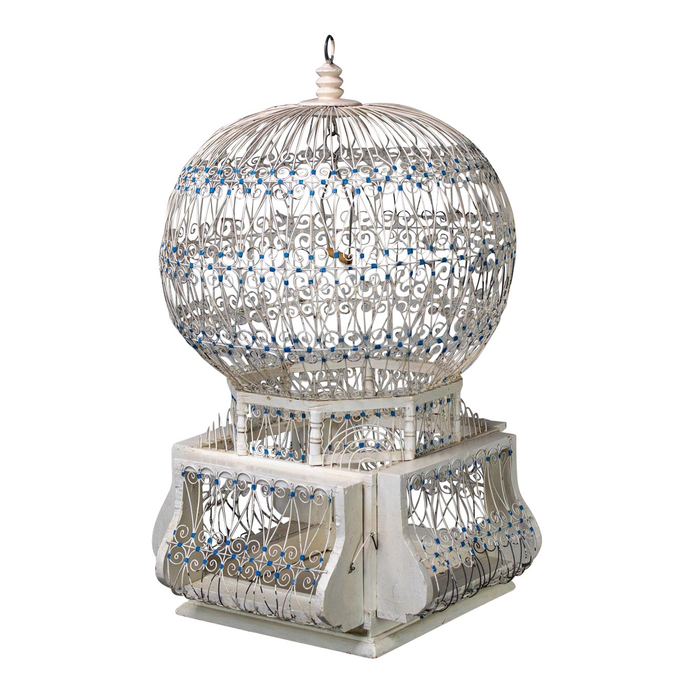Early 20th Century Decorative Bird Cage Rustic North African