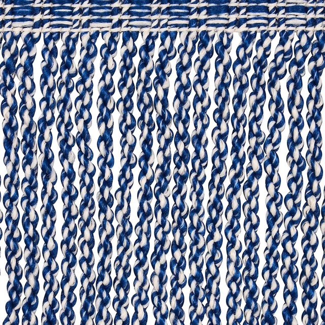Contemporary Sample - Schumacher Outdoor Bullion Fringe Trim in Navy For Sale - Image 3 of 4