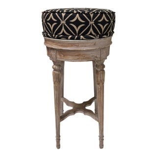 Maison Jansen Louis XVI Style Swivel Barstool For Sale