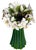 2000 - 2009 Vintage Amarillis Resin Flower Vase For Sale - Image 5 of 9