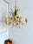 French Floral and Wheat Tole 6-Light Chandelier from Sofidis FlorArt, Late 20th Century For Sale - Image 4 of 18