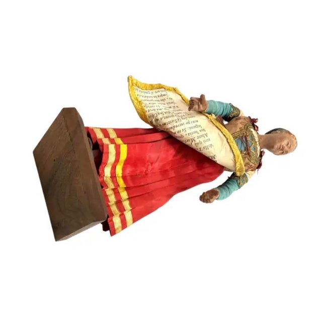 18th Century Neapolitan Crèche Figure, Polychromed Terracotta, Italy For Sale - Image 11 of 11