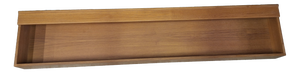 Long Danish Floating Teak Sideboard with Lights, 1960s
