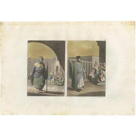 Early 19th Century Ferrario, The Monks and Pilgrims, 1831, Print on Paper For Sale - Image 5 of 5