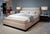 Italian Modern Italian King Bed With Storage Footboard For Sale - Image 3 of 3