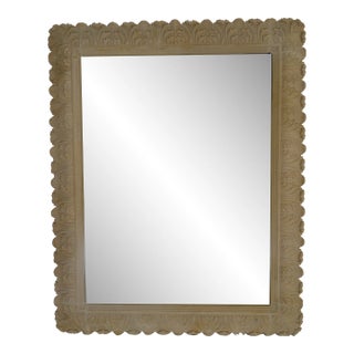 Textured Faux Stone Mirror For Sale
