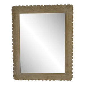Textured Faux Stone Mirror