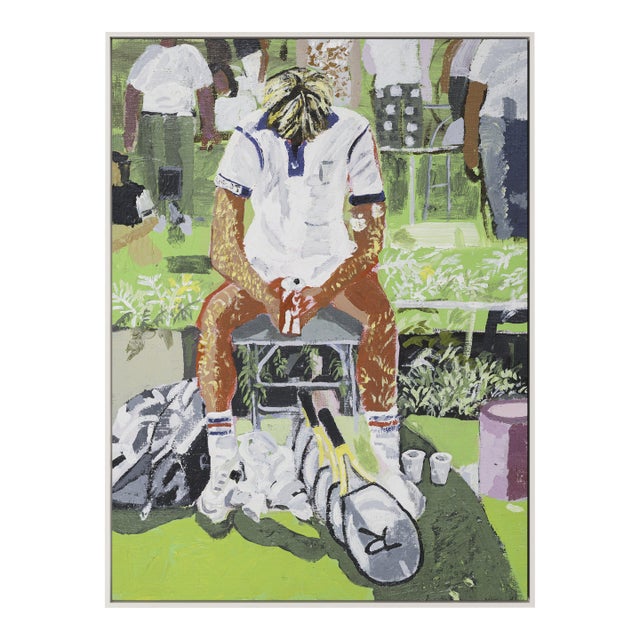 Contemplation by Shaun Ellison in Whitewashed Frame, Large Art Print For Sale