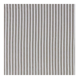 Sample - Schumacher Antique Ticking Stripe Fabric in Chanterelle For Sale
