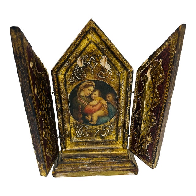 Small Italian Triptych For Sale