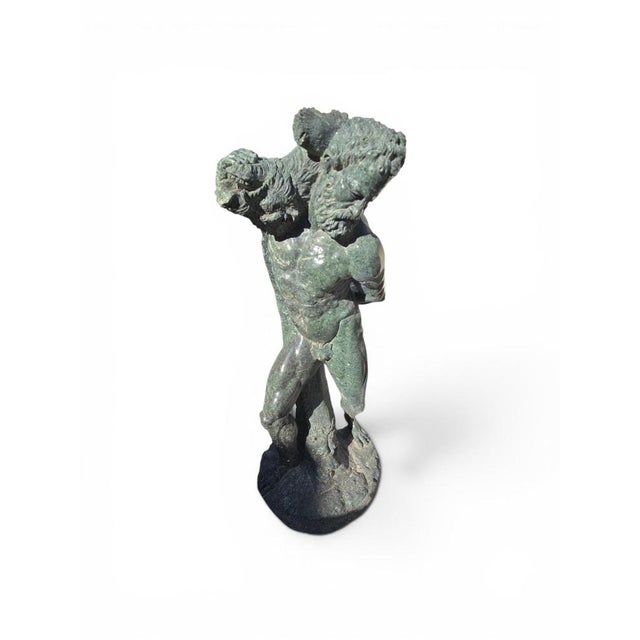 Sculpture of Hercules, 19th Century, Serpentine For Sale - Image 11 of 12