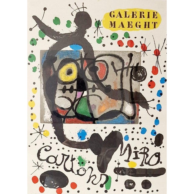 Joan Miró, Galerie Maeght Exhibition Poster, 1960s, Silkscreen Print For Sale - Image 11 of 11
