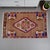Mid-Century Modern Small Turkish Rug Hand Knotted Faded Entryway Mat Bath Rug Kitchen Rug - 18'' X 30'' For Sale - Image 3 of 13