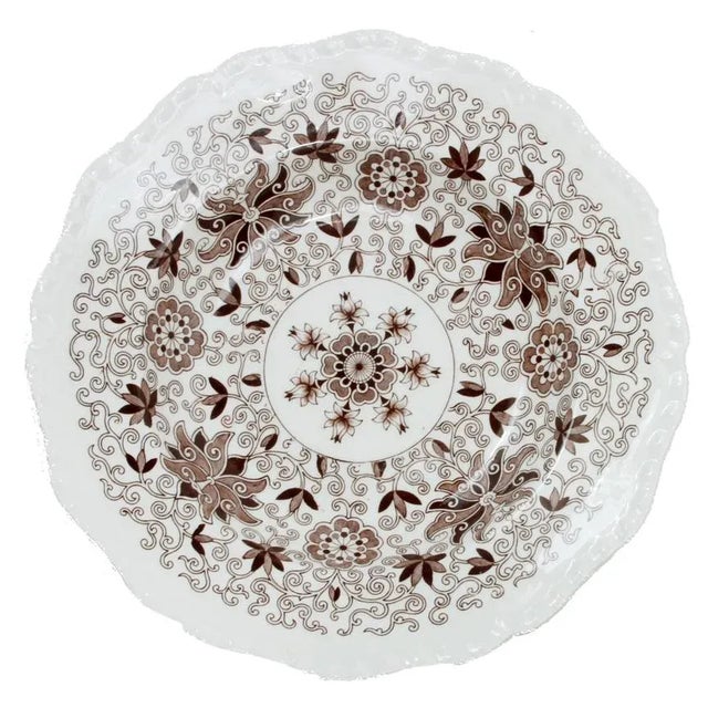 1940s 1940s English Mason's Bow Bells Soup Bowl For Sale - Image 5 of 5