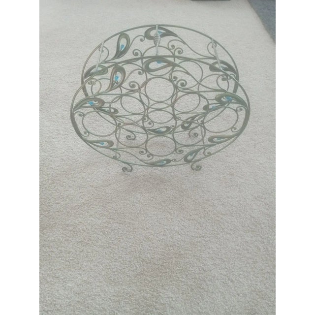 EXQUISITE Art Noveau Brushed Metalware 15"x6"x19" Round Wine Holder This Exquisite Art Nouveau brushed metalware wine...