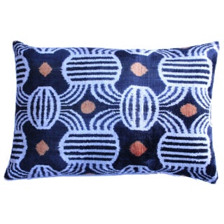Contemporary Turkish Black Velvet Pillow For Sale