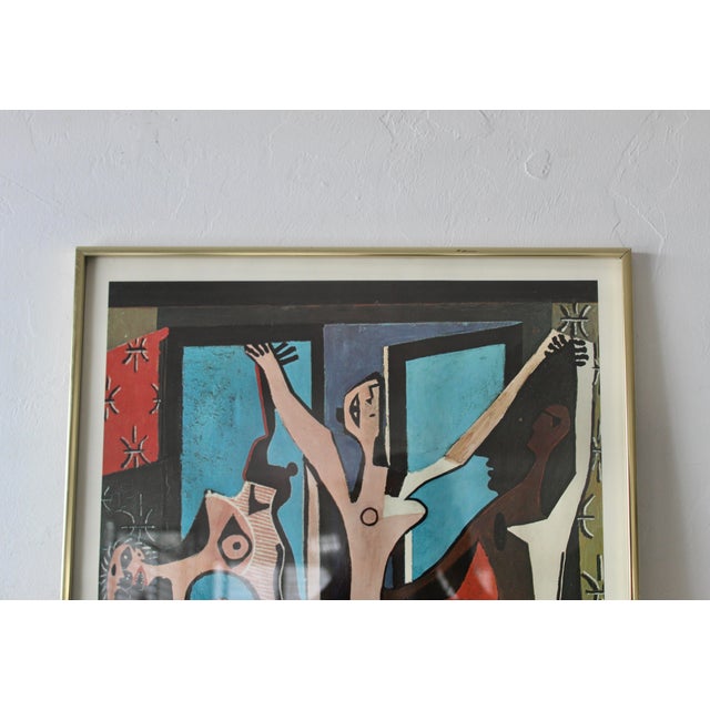 1980s Pablo Picasso Retrospective 1980 Moma New York Vintage Framed Poster For Sale - Image 5 of 13