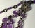 Ralph Lauren Faceted Amethyst and Sterling Silver 3 Tiered Necklace - For Sale - Image 9 of 10