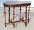Victorian Elegant Early 20th Century Victorian-Style Flame Mahogany Library Table For Sale - Image 3 of 17