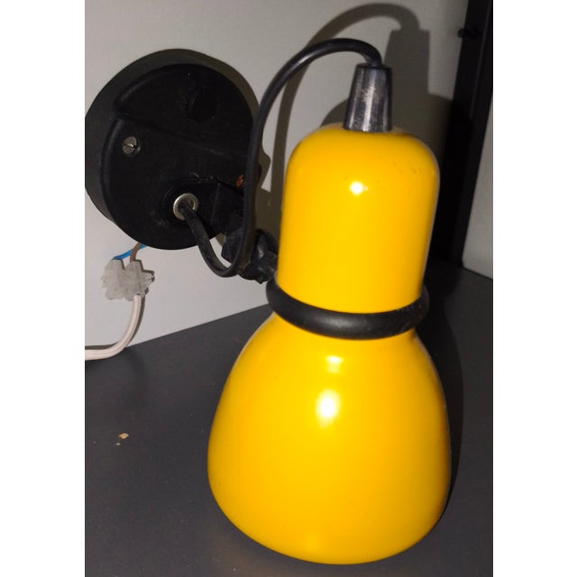 Yellow Spotlight Wall Lights, 1970s, Set of 5, in Very Good conditions. Designed 1970 to 1979 European Plug (up to...