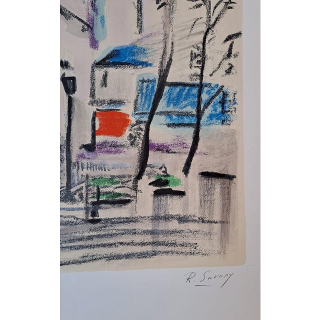 Robert Savary, Montmartre, the Sacré-Cœur, Lithograph For Sale - Image 4 of 6