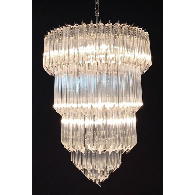 Vintage Murano Glass Chandelier, 1980 For Sale - Image 17 of 18