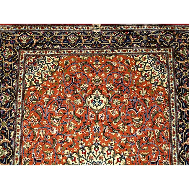 Purple Ghom Cork Rug, 1970s For Sale - Image 8 of 12