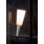 Floor lamp of clear mouth blown Murano glass illuminating body and rod, the illuminating body is adjustable in height,...