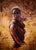 This artwork portrays a young Italian woman, her gaze intense and contemplative, as her hair flows with a sense of...
