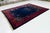 Navy Blue Antique Art Deco Chinese Wool Rug With a Classic Design For Sale - Image 4 of 12
