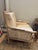 Vintage French Louis XVI Style Leather Bergere Chair by Beacon Hill For Sale - Image 4 of 7