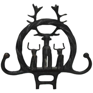Anatolian Bronze Ceremonial Standard on Marble