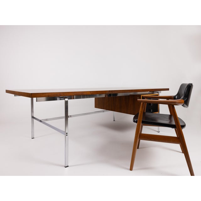 Wood No. Fk 196 Desk by Fabricius & Kastholm for Kill International, 1960s For Sale - Image 7 of 14