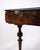 Antique Hand-Polished Mahogany Side Table with Storage and Turned Legs, 1890s For Sale - Image 5 of 13